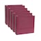 Omnimed 1 Inch Side Open 3 Ring Binder In Burgundy, PK5 205002-BU5 - alternate 1